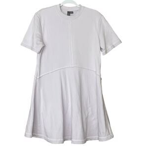 Sweaty Betty Revive Tee Dress Short Sleeve Mistflower Purple Size 4 6 Small